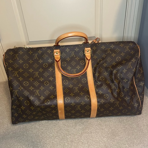 🤍🩵LV 55 KEEPALL 🤍🩵 CLEAN - Picture 6 of 11